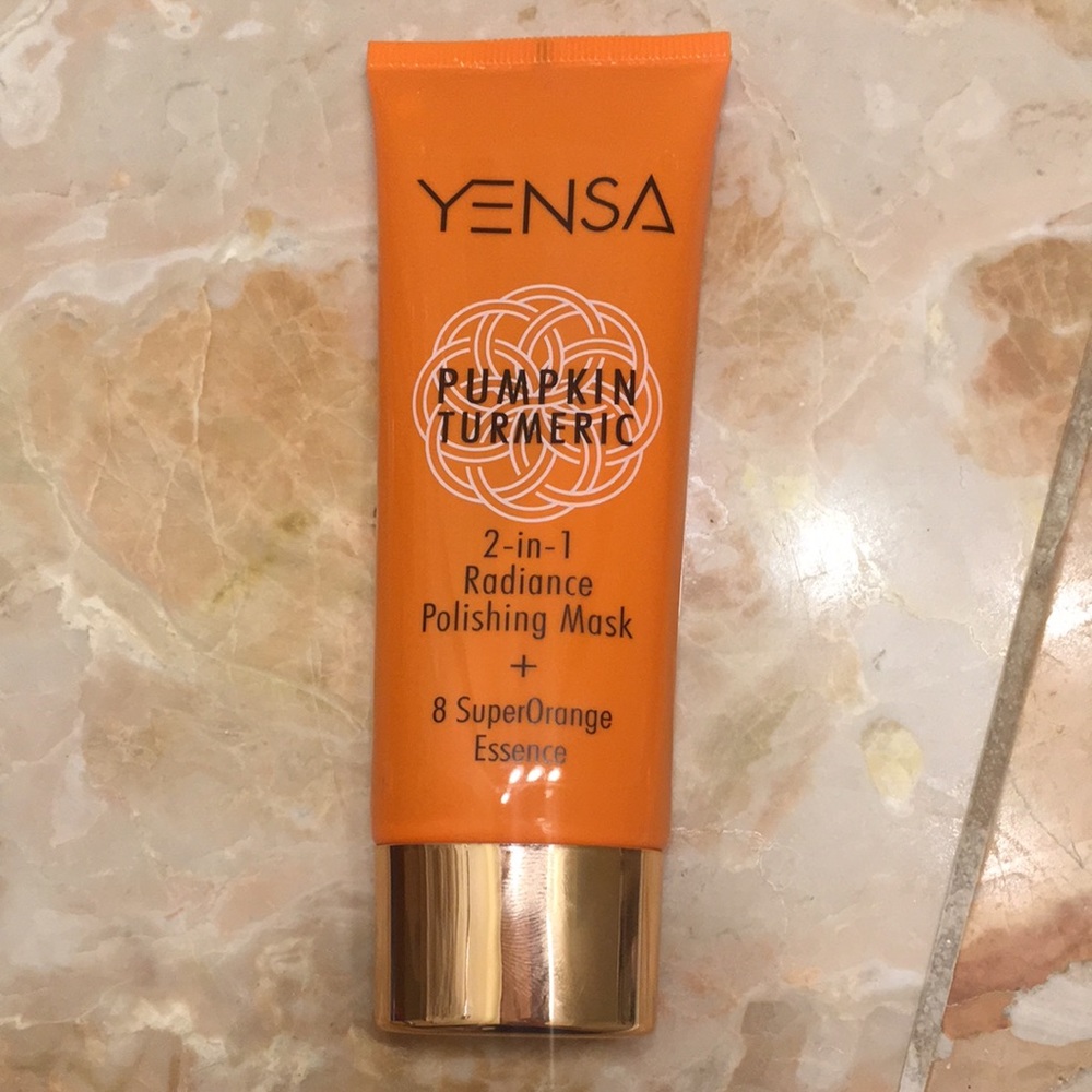 Yensa Pumpkin Tumeric 2-in-1 Radiance Polishing Superfood Face Mask Full Size - Picture 5 of 8
